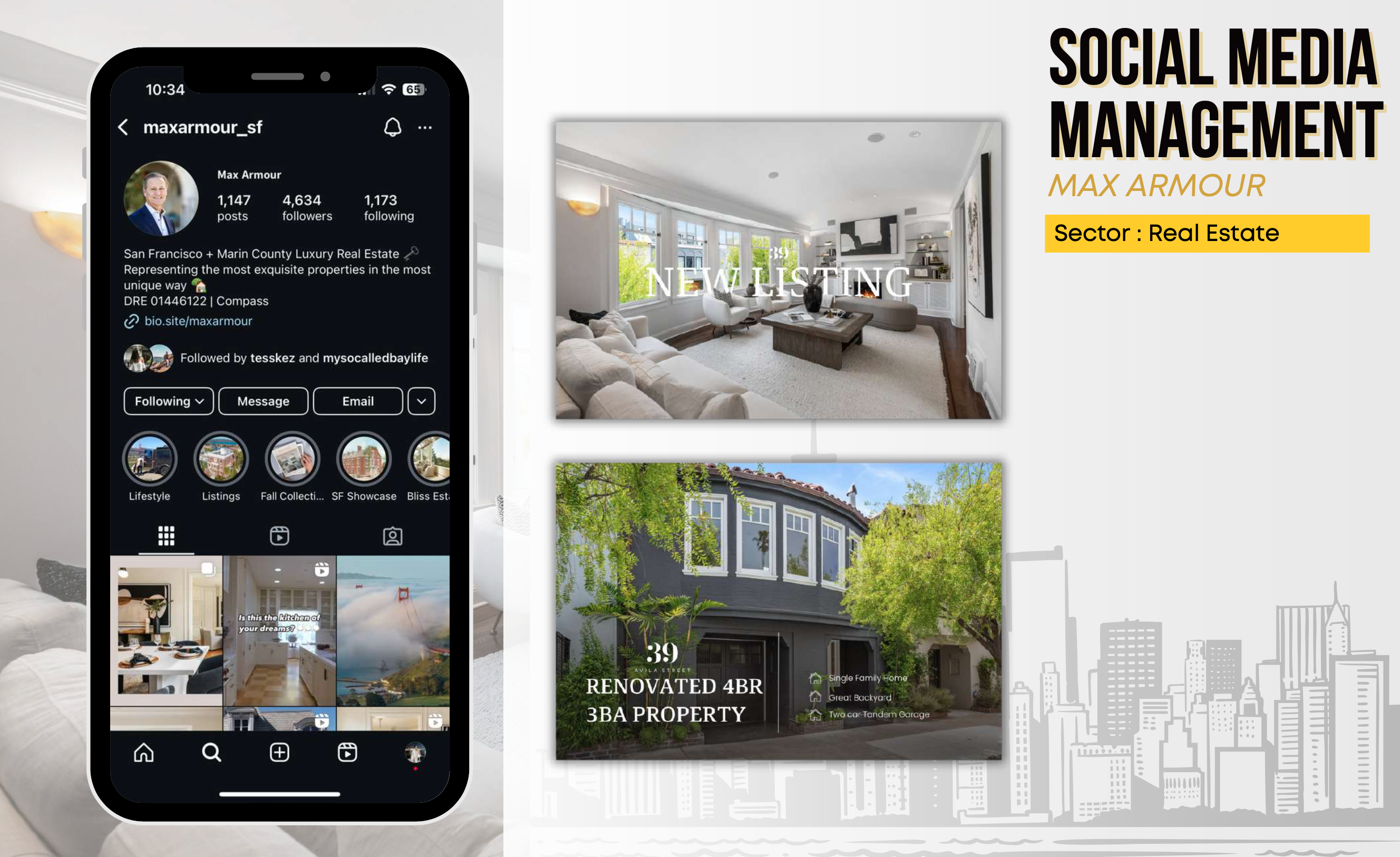 Max Armour Real Estate social media results